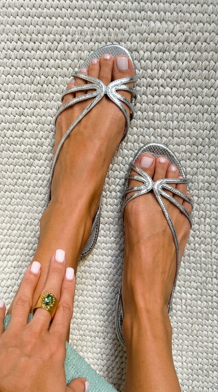 Camille™ | Gouden Sandalen, Zomerse Elegantie