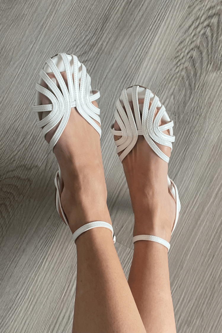 Vittoria™ | Sandalen met gouden juwelen