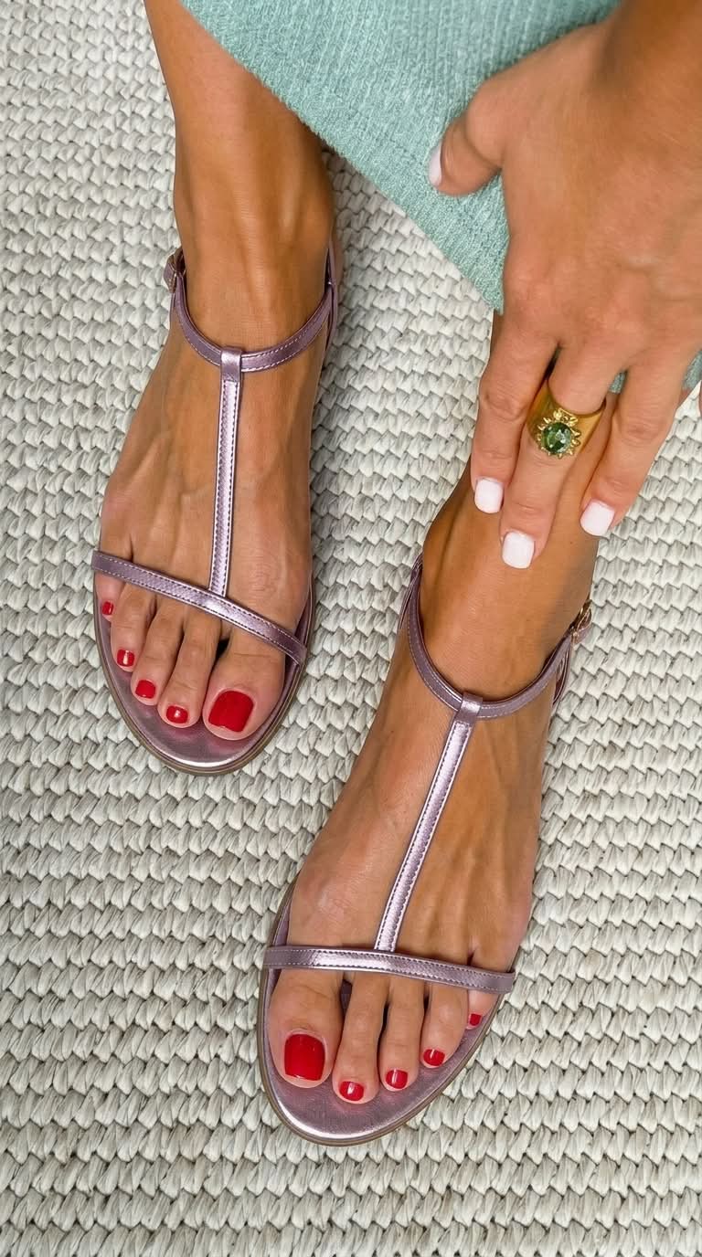 Bianca™| Zomerse Gouden Sandalen