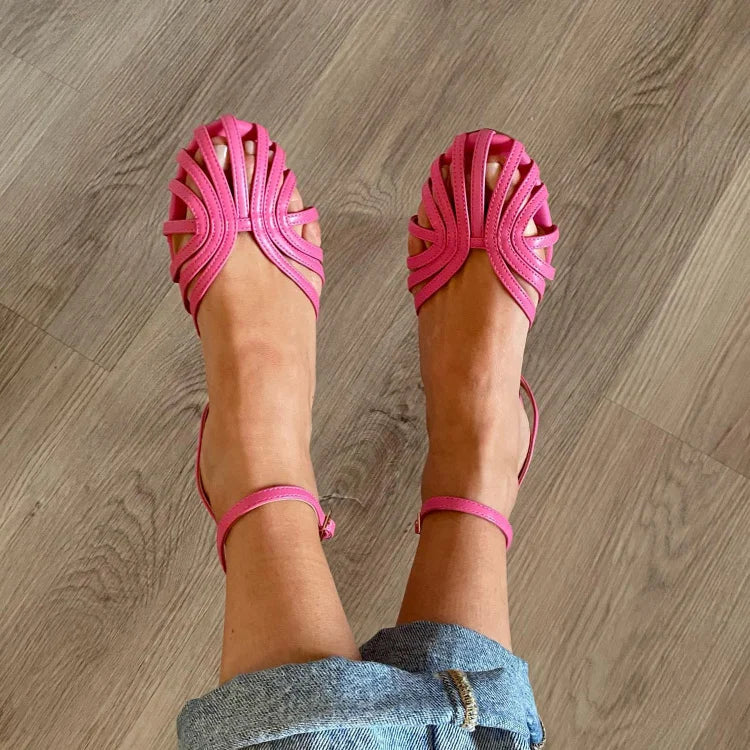 Vittoria™ | Sandalen met gouden juwelen