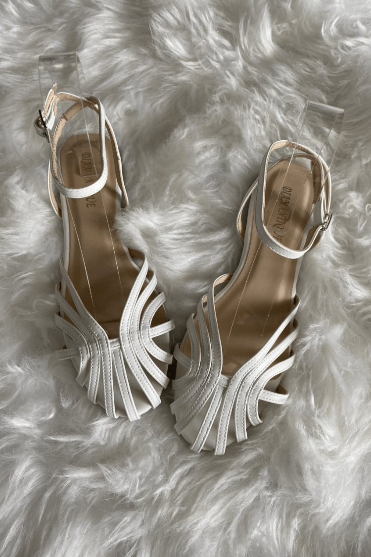 Vittoria™ | Sandalen met gouden juwelen