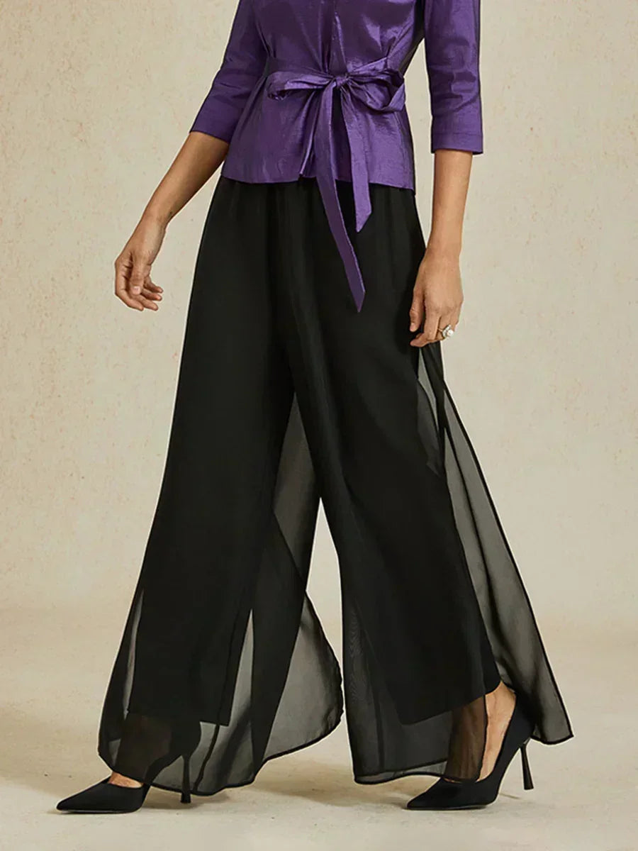 Delphine™ — Elegante luchtige wijde broek