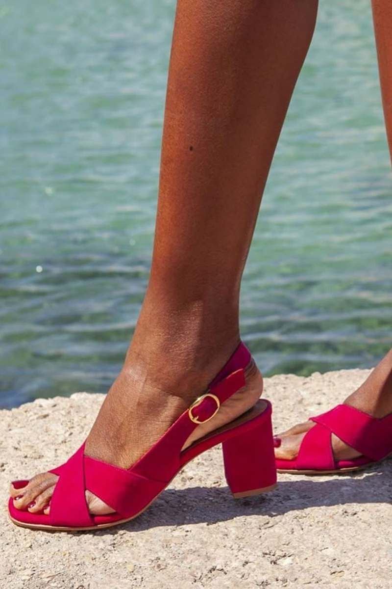 Céliane™ | Zomerse azuurkleurige sandalen