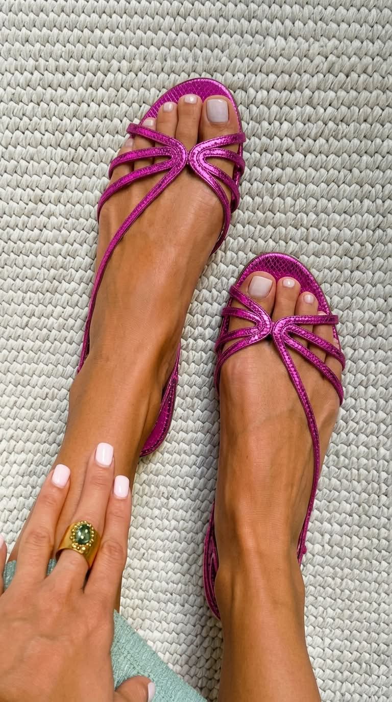 Camille™ | Gouden Sandalen, Zomerse Elegantie