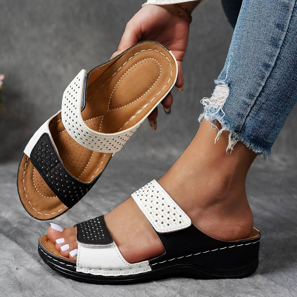 Clara | Comfortabele Sandalen met Dubbele Band