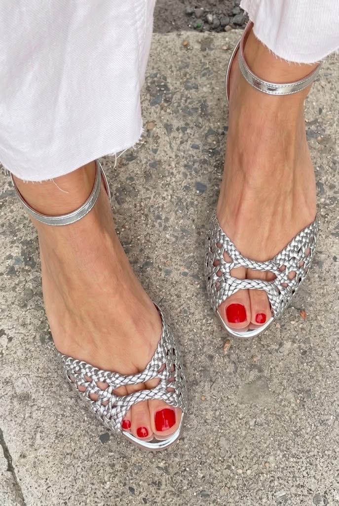Isadora™ | Gouden Gevlochten Sandalen