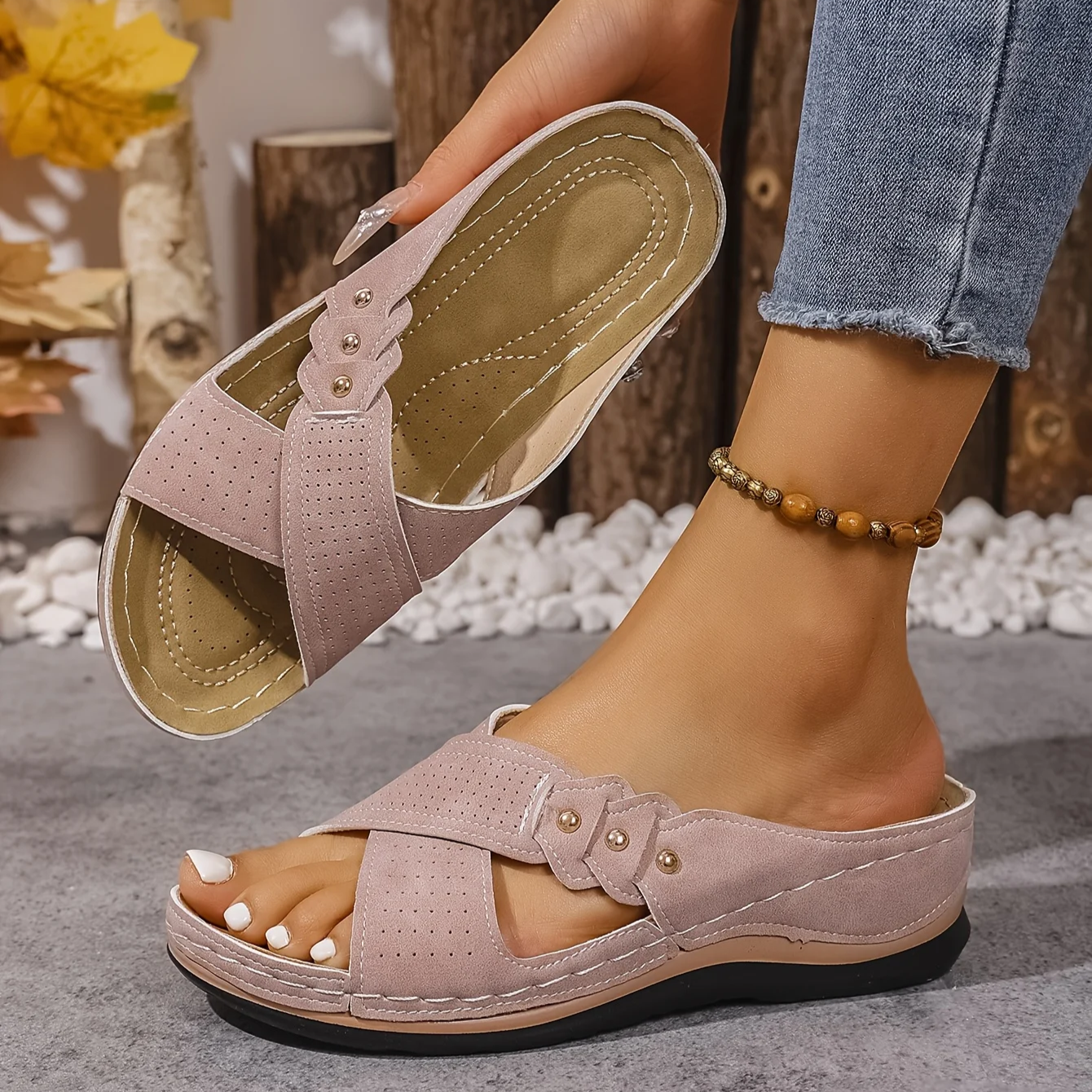 Printessa | Comfortabele Sleehak Sandalen