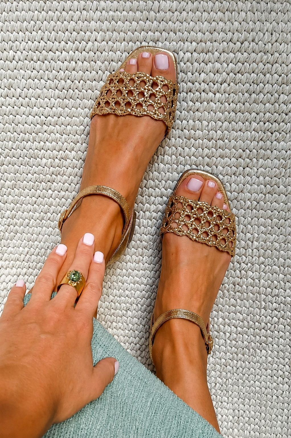 Aurora™ | Gouden Sandalen Zomerbetovering