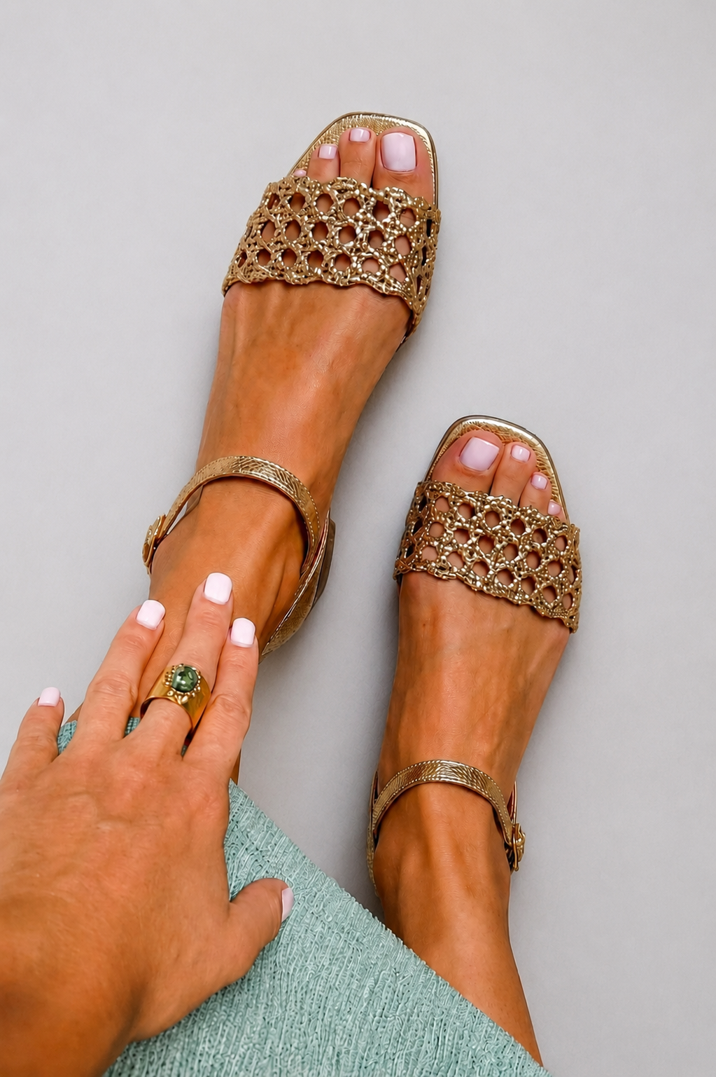 Aurora™ | Gouden Sandalen Zomerbetovering