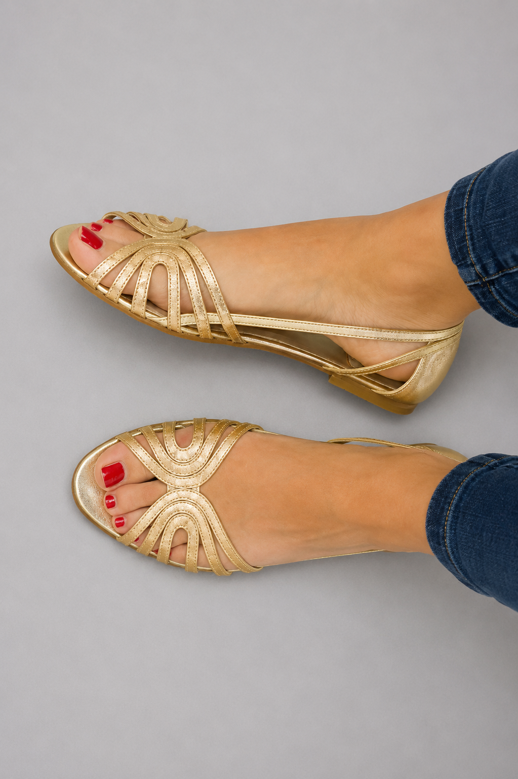Éléonore™ | Gouden sandalen Zomerlicht