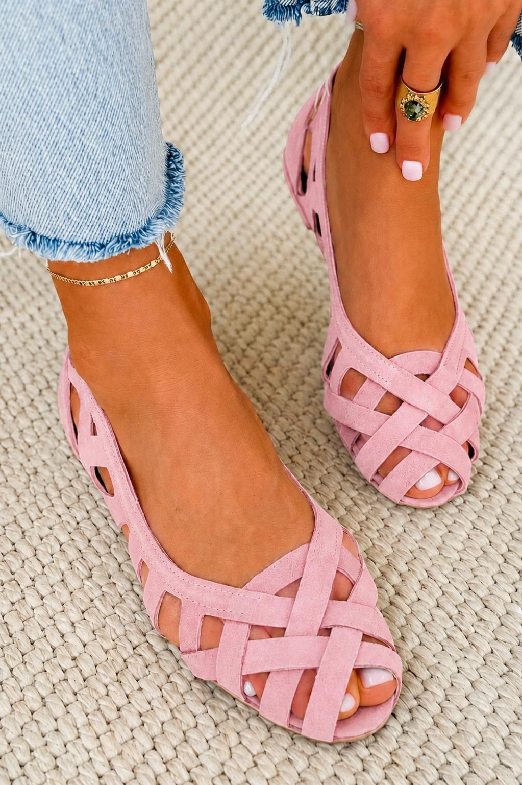 Caterina™ | Gevlochten zomersandalen Viva