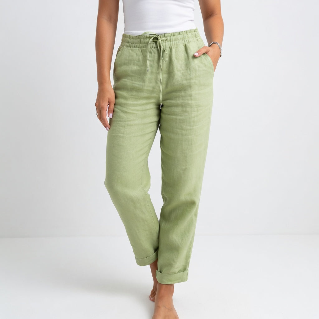 Albertine™ — 100% Katoenen Vloeiende Comfortabele Broek