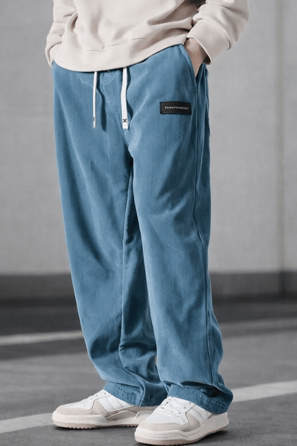 Ruben | Relaxte Corduroy Broek