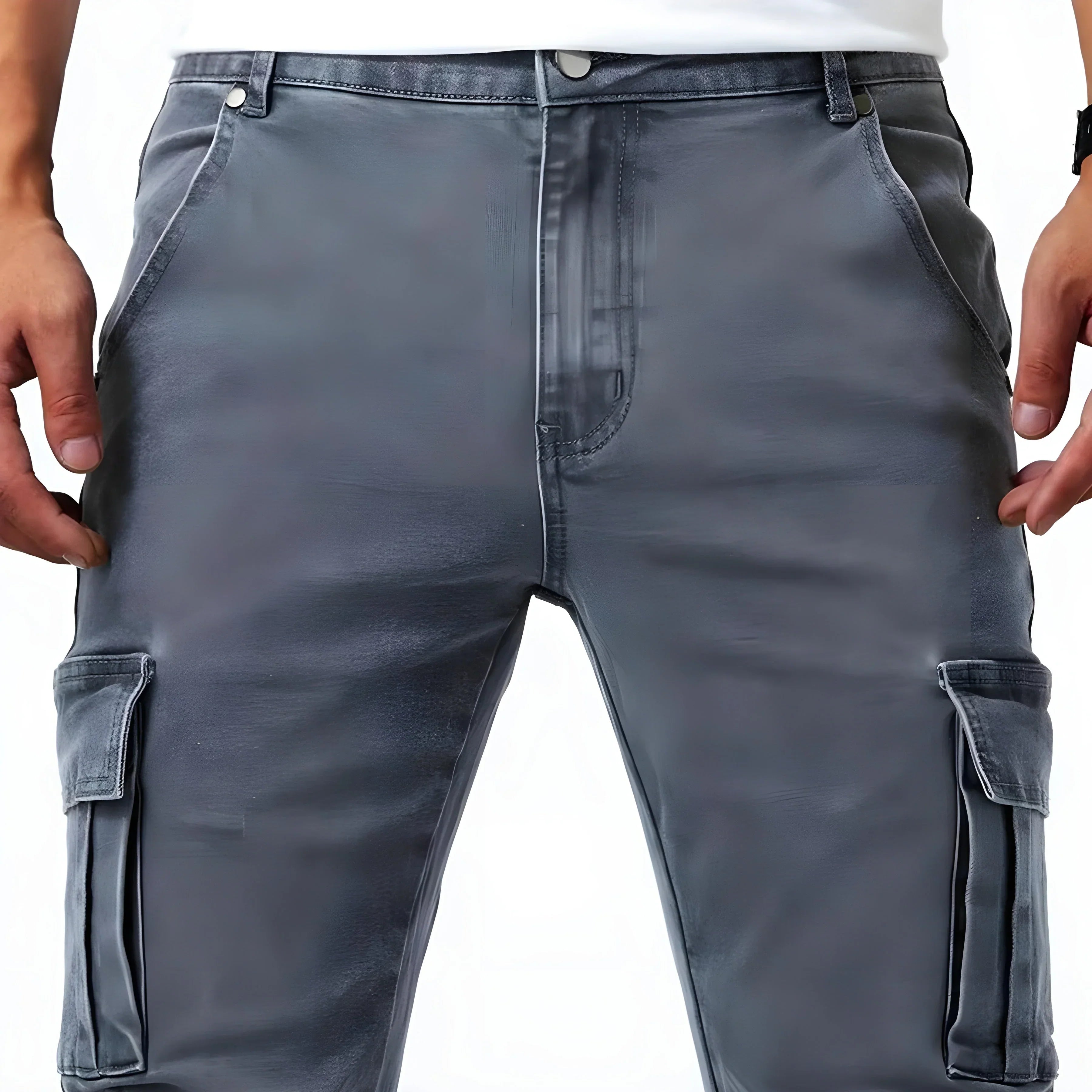 Zalecta™ Cargo Broek Heren - Stretchy Werkbroek met Veel Zakken