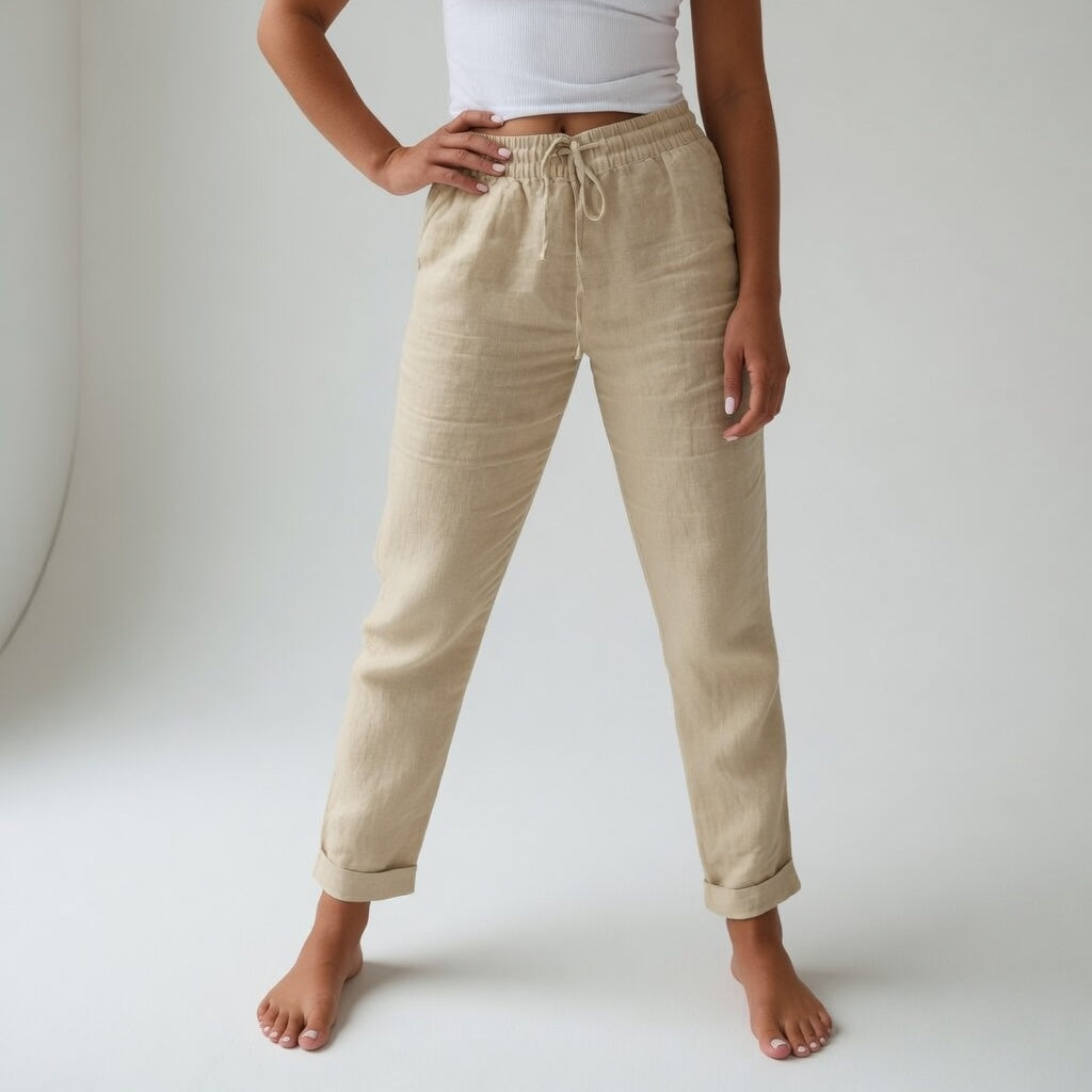Albertine™ — 100% Katoenen Vloeiende Comfortabele Broek