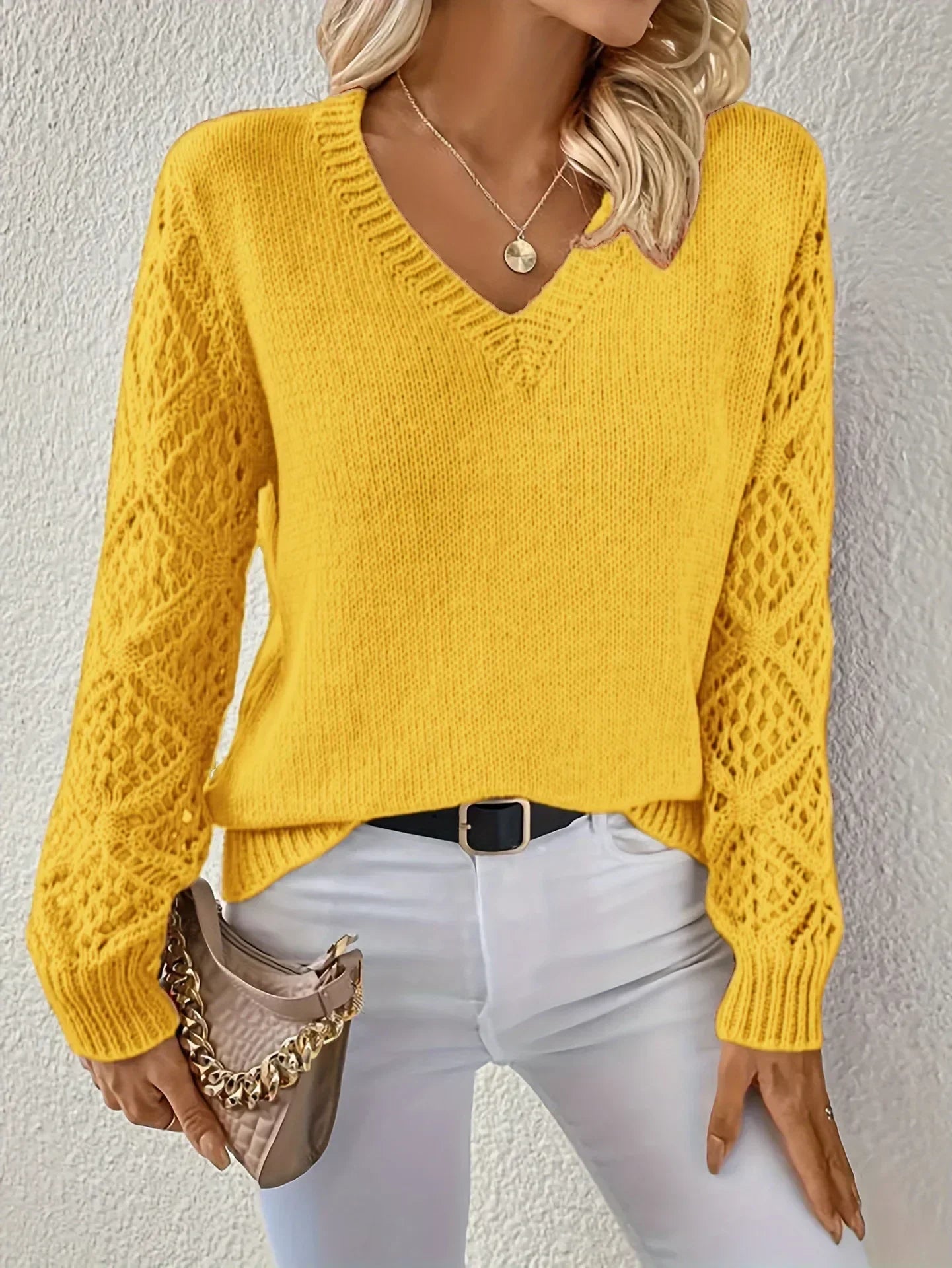 NOËLLE™ | Casual V-hals Trui