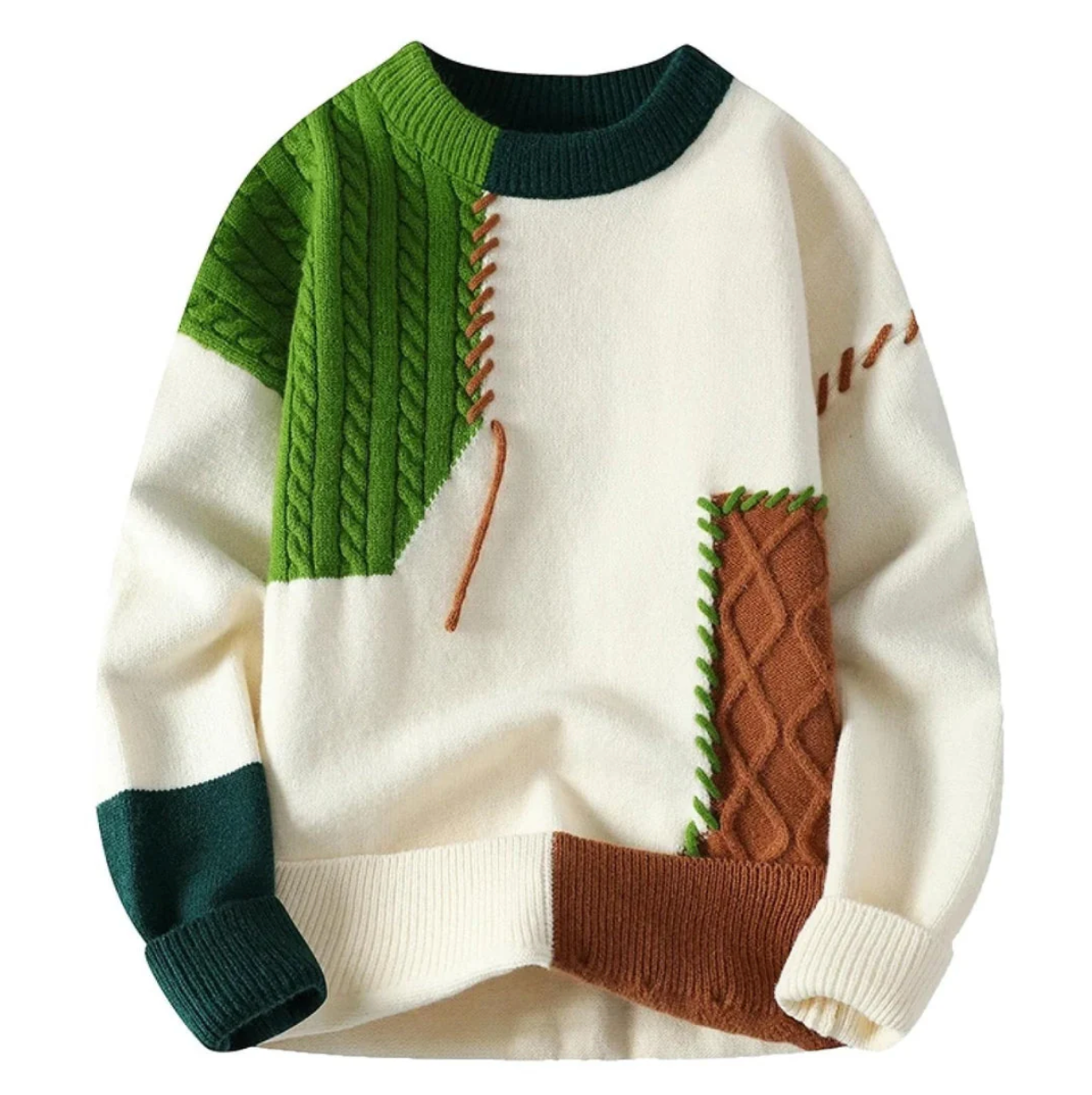 NOËLLE™ | Trui met Patchwork
