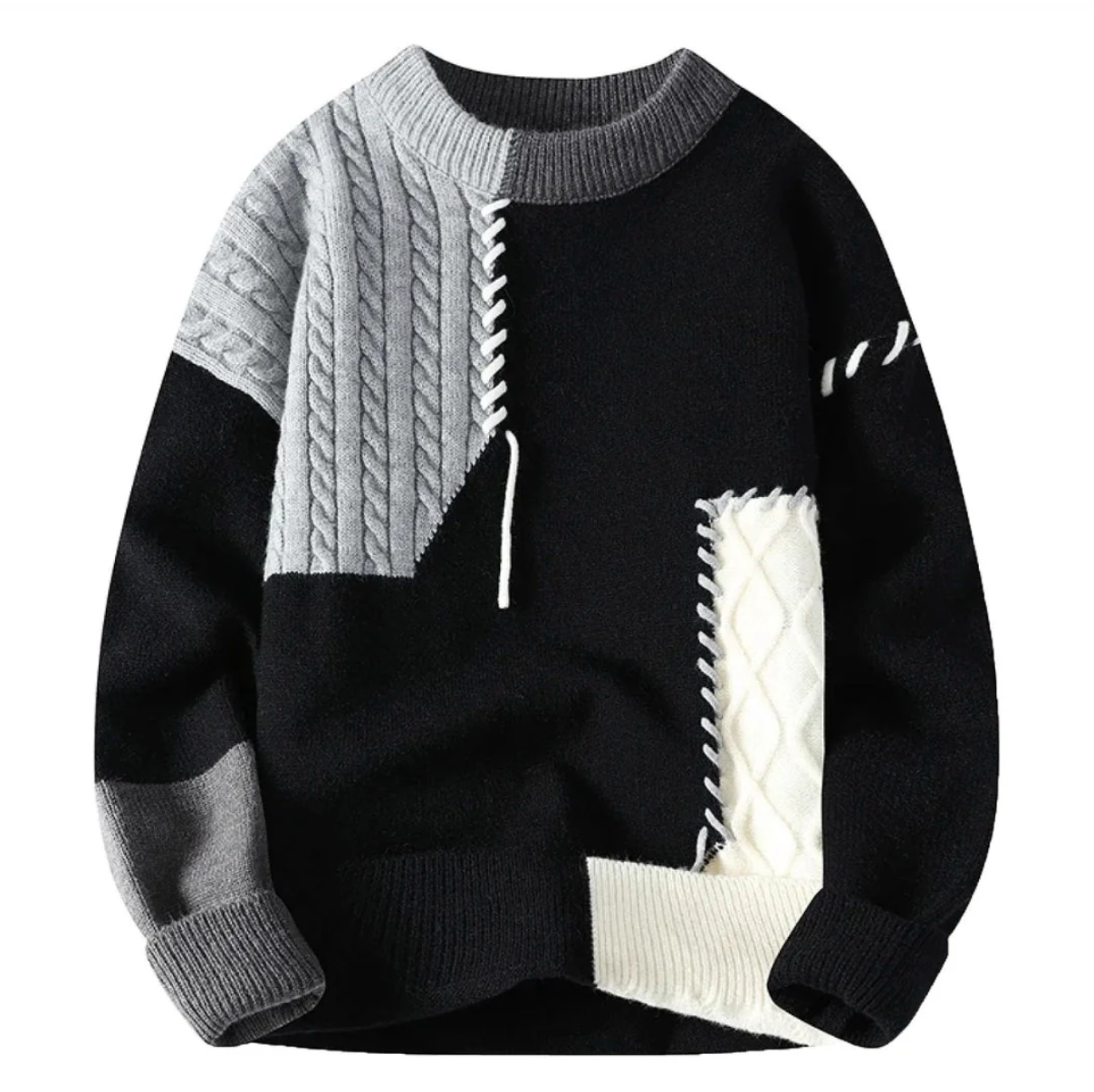 NOËLLE™ | Trui met Patchwork