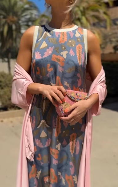 Morgan™ | Maxi Jurk met Bijpassende Stola
