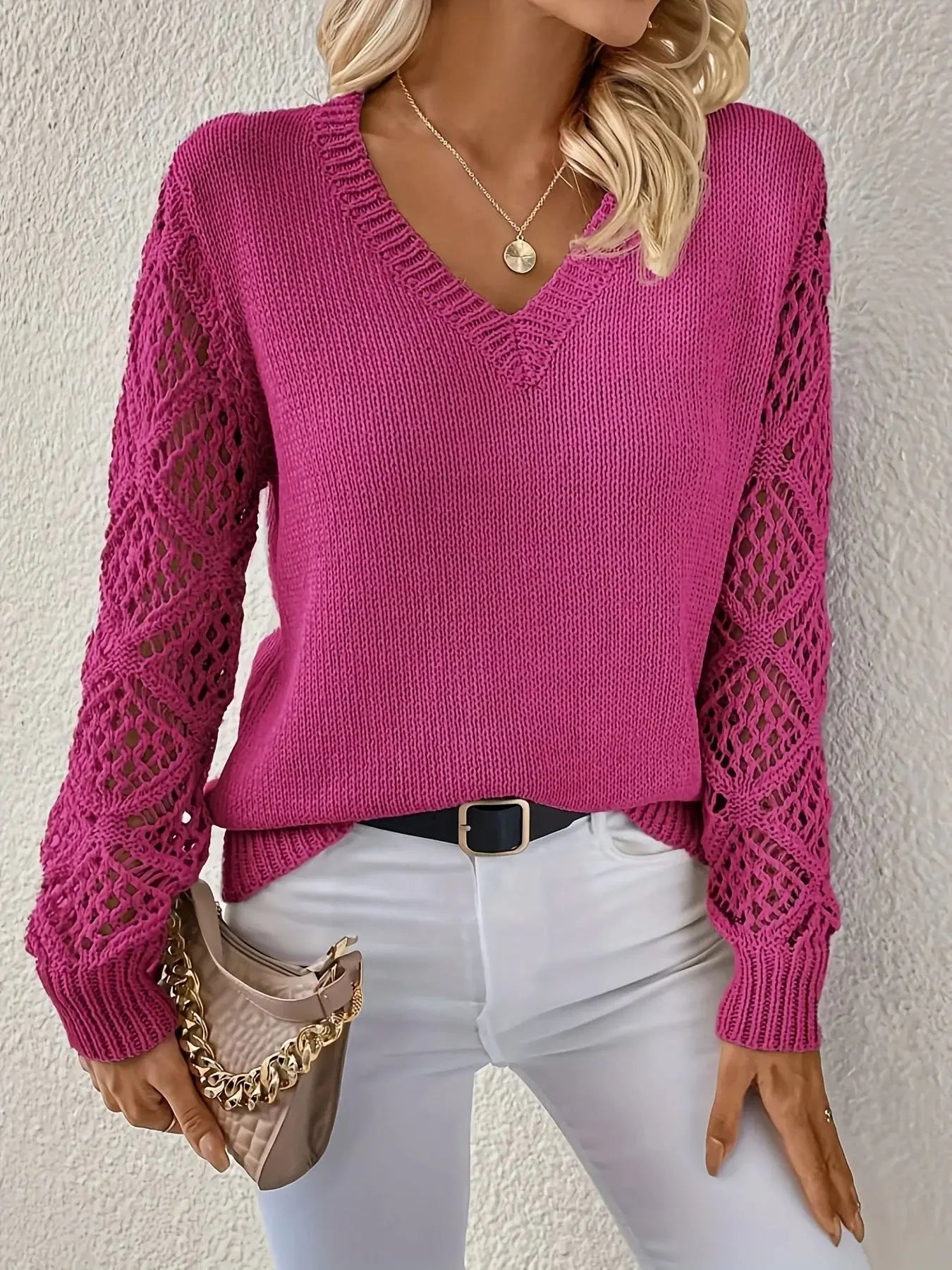 NOËLLE™ | Casual V-hals Trui