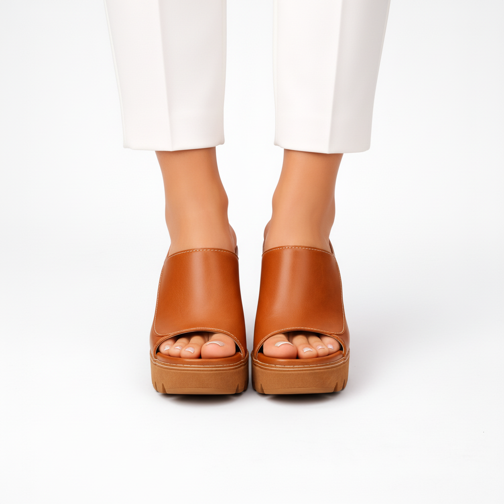 Mizella | Elegante Platform Sandalen met Dikke Hak
