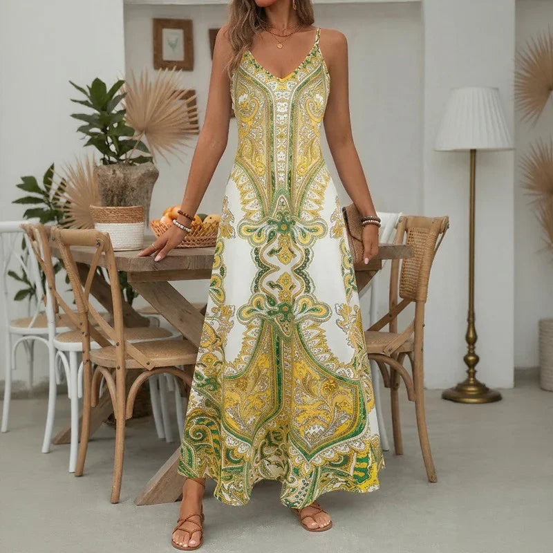 Jasmijn™ | Maxi Jurk met Print