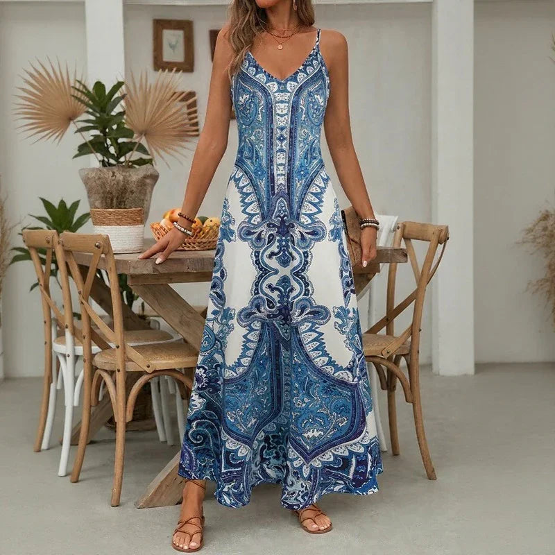 Jasmijn™ | Maxi Jurk met Print