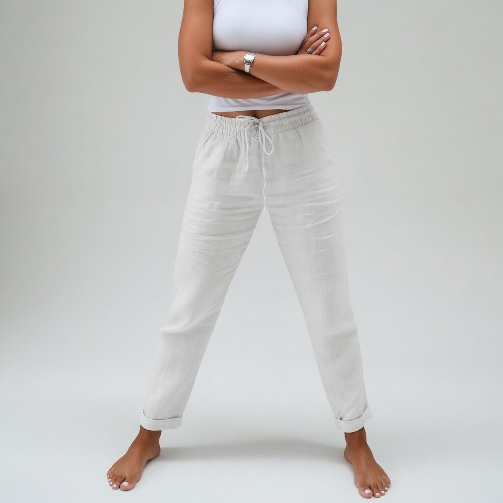 Albertine™ — 100% Katoenen Vloeiende Comfortabele Broek
