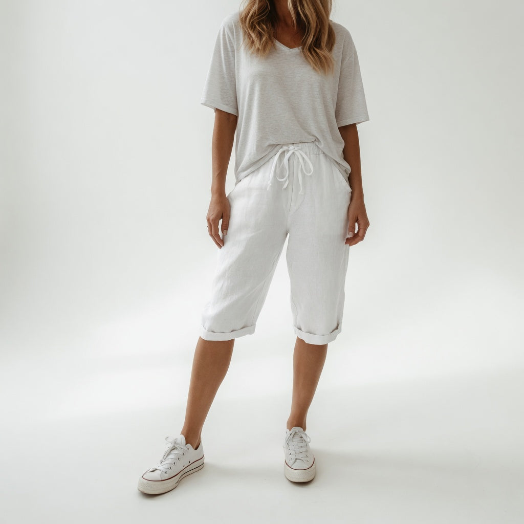 Fernande™ — Bermuda 100% katoen casual zomerstijl