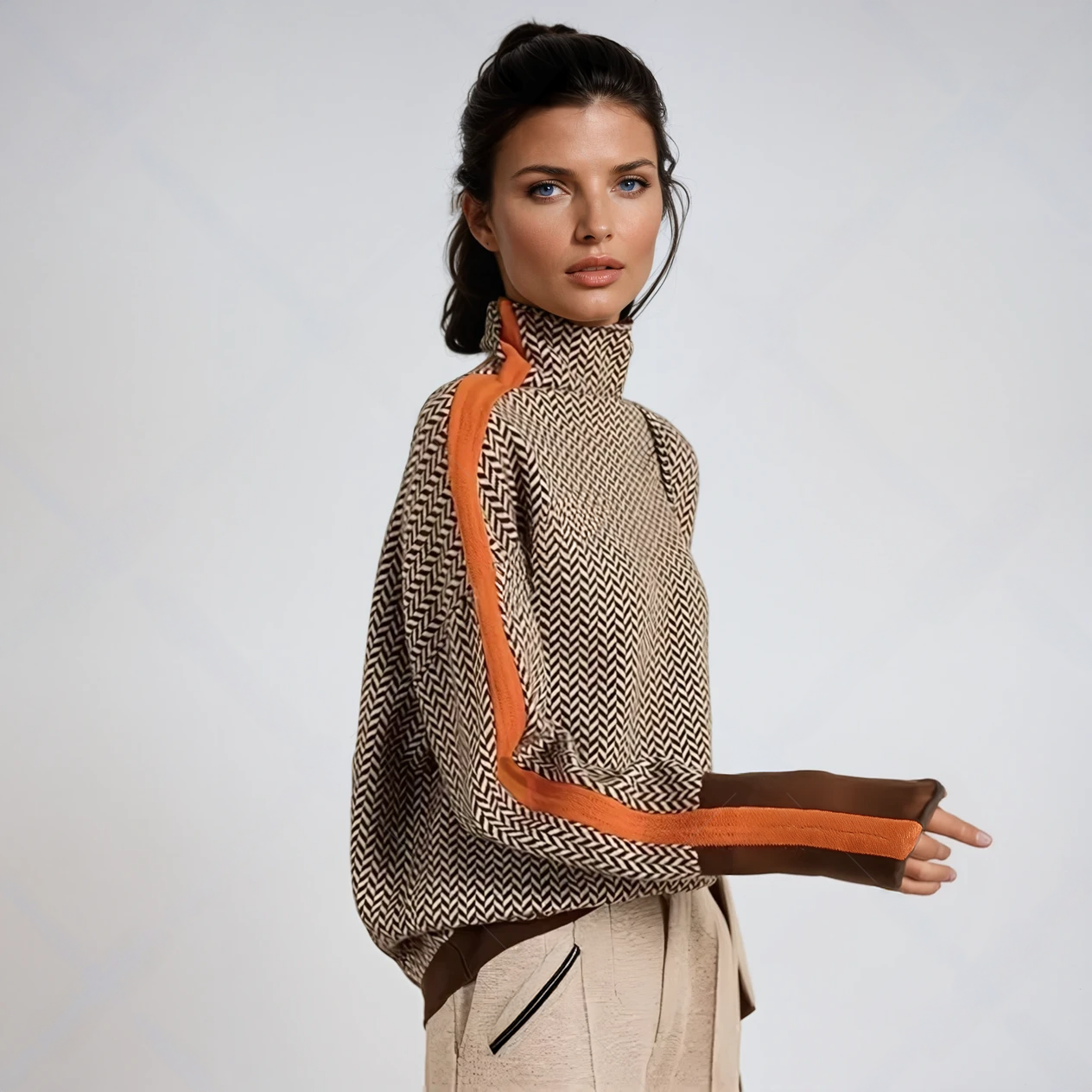 Romée™ | Trui met hoge kraag