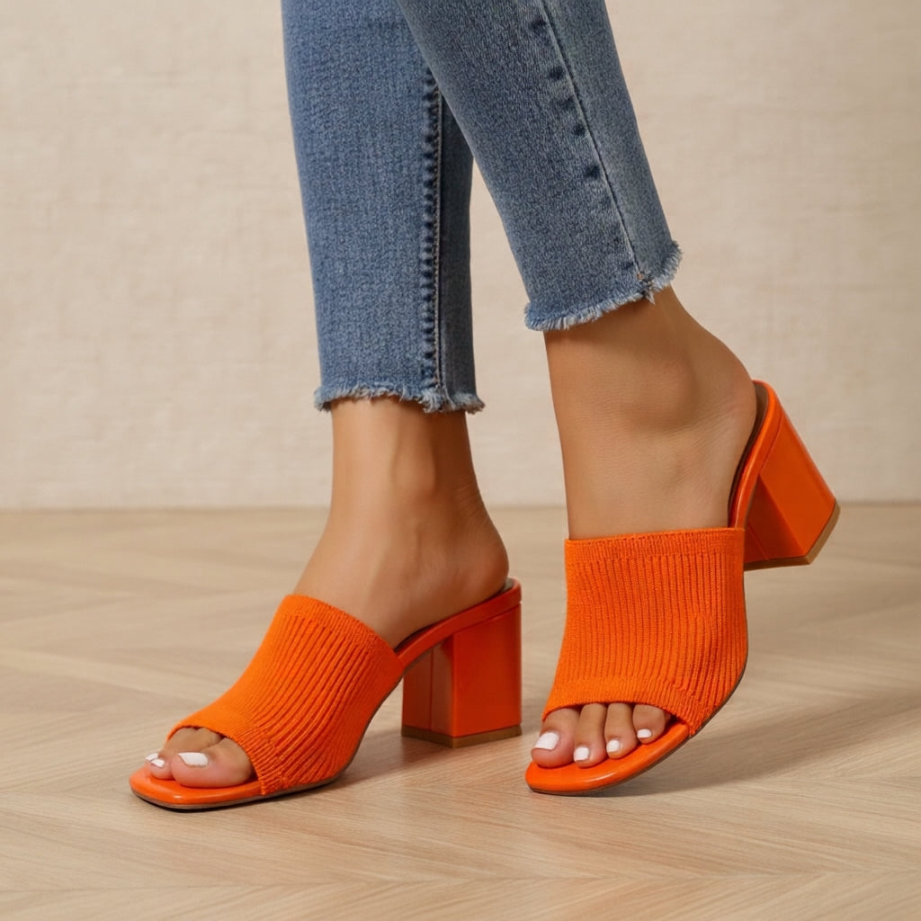 Helena | Elegante Blokhak Sandalen