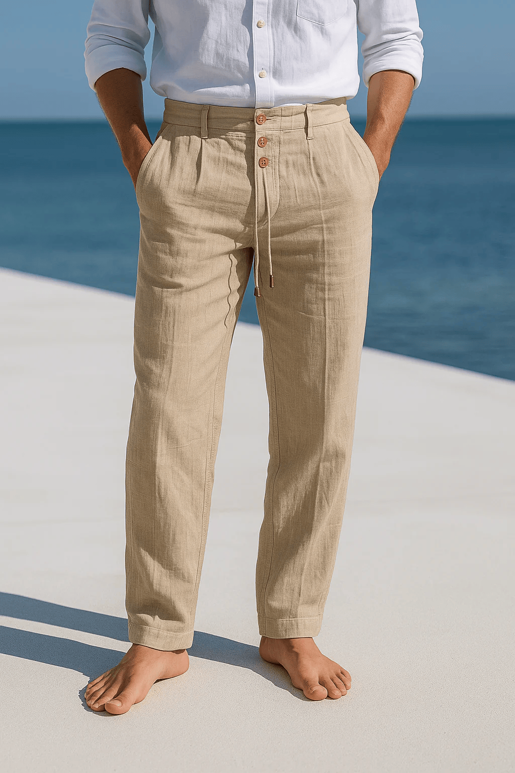 Porto | Casual Linnen Broek