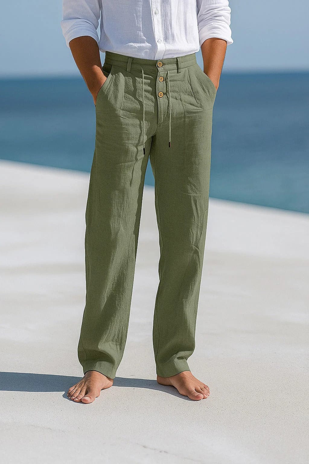 Porto | Casual Linnen Broek
