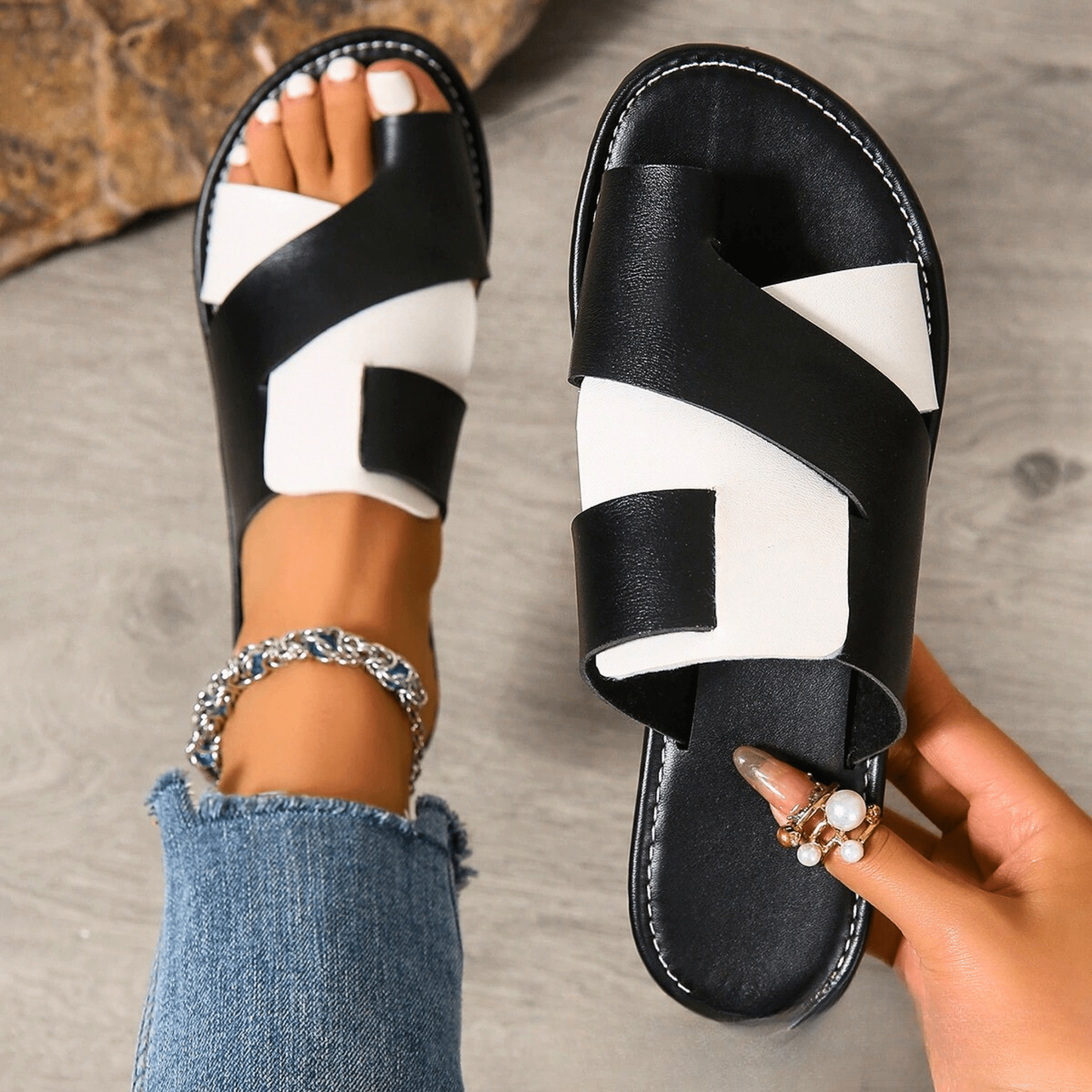 Bella | Sandalen met Kruisbanden